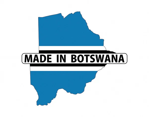 Realizzato in botswana — Foto Stock