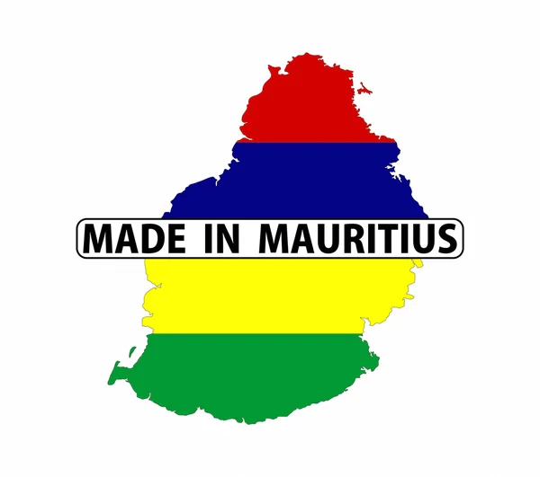 Fatto in mauritius — Foto Stock