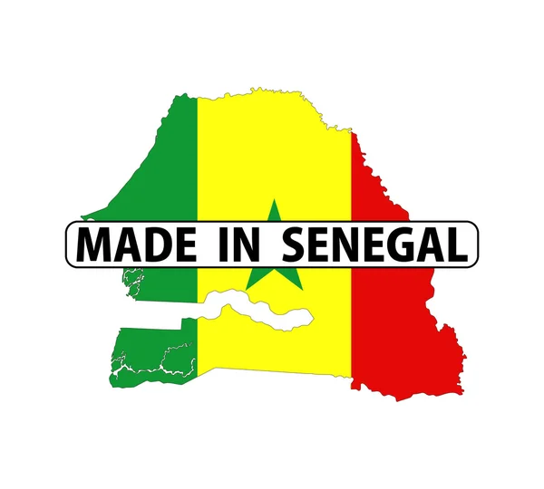 Hecho en Senegal — Foto de Stock