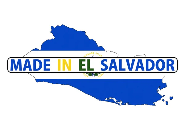 Made in el salvador — Stock Photo, Image