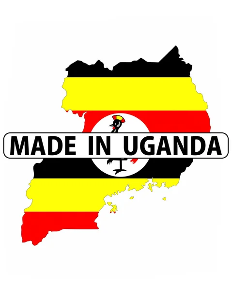 Hergestellt in uganda — Stockfoto