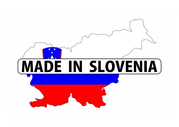 Slovenya'da yapılmış — Stok fotoğraf