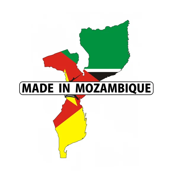 Made in mozambique — Stock Photo, Image