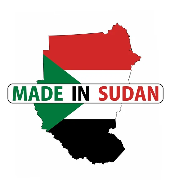 Made in sudan — Stock Photo, Image