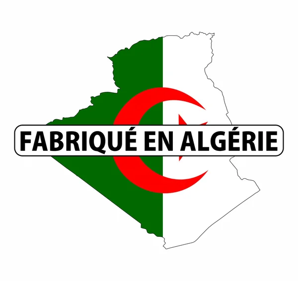 Fabricado en algeria — Foto de Stock