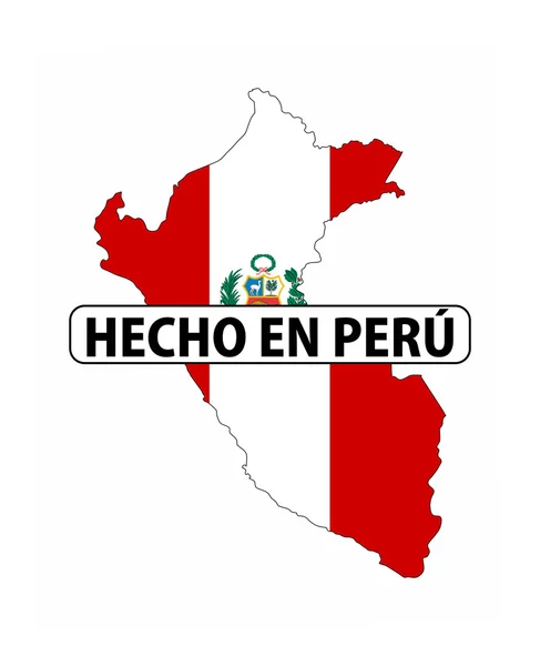 Gemaakt in peru — Stockfoto