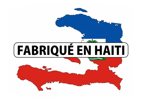 Feito no haiti — Fotografia de Stock