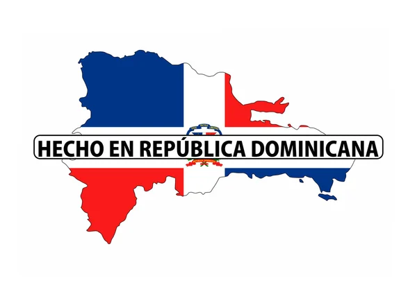 Feita na república dominicana — Fotografia de Stock