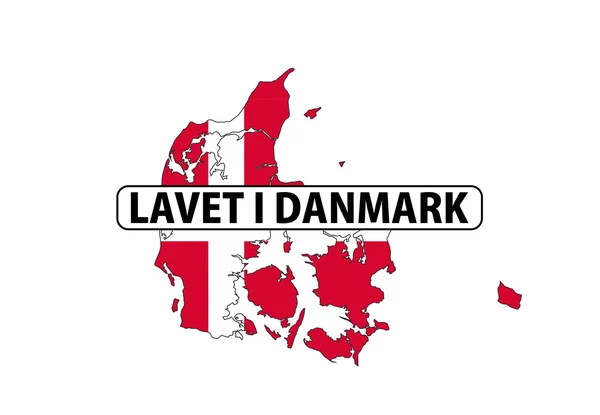 Gemaakt in Denemarken — Stockfoto