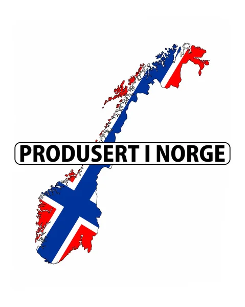 Fabricado na Noruega — Fotografia de Stock