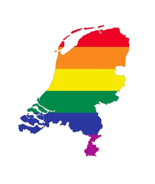 Carte gay de Pays-Bas — Photo