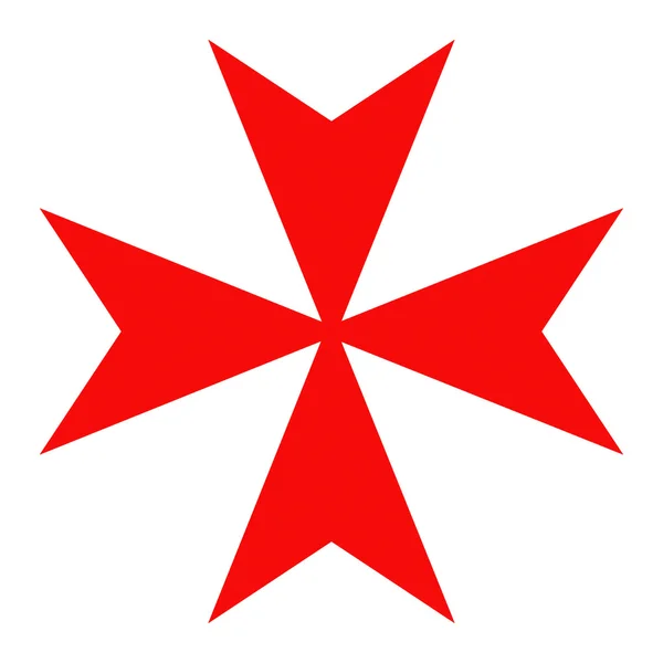 Malta knights cross — Stockfoto