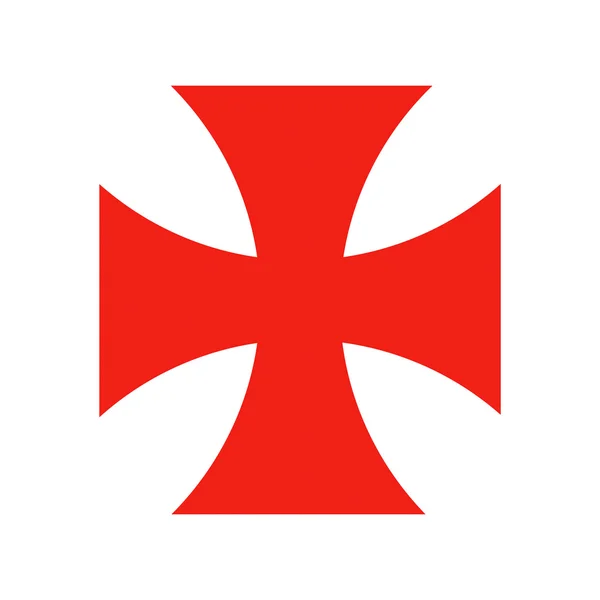 Templar knights cross — Stock Photo, Image