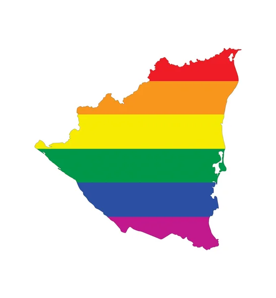 니카라과 게이 지도 — 스톡 사진