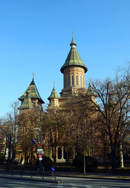 Catedral da cidade de timisoara — Fotografia de Stock