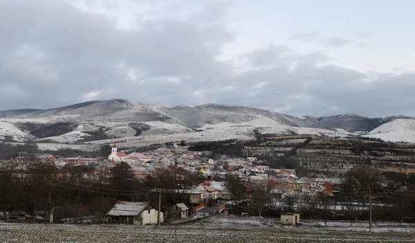 Domasnea village winter — Stock Photo, Image