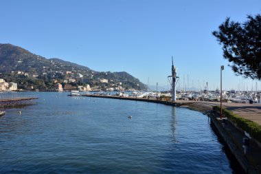 Portofino şehir heykel