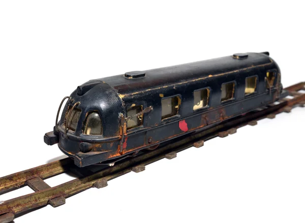 Vintage tren oyuncak — Stok fotoğraf