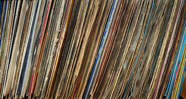 Textura de cobertura de disco de vinil — Fotografia de Stock