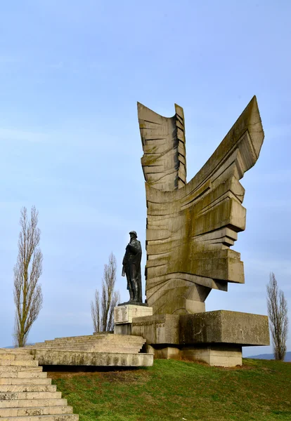 Памятник героям Паули — стоковое фото
