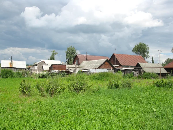 Summer Village weergeven. — Stockfoto