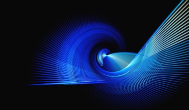 soyut fraktal şekli