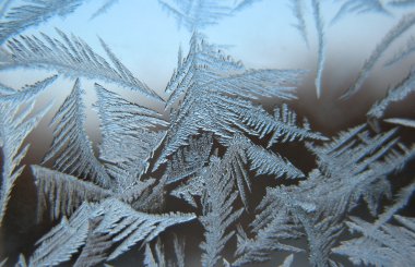 donmuş kış penceresi