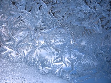 donmuş kış penceresi