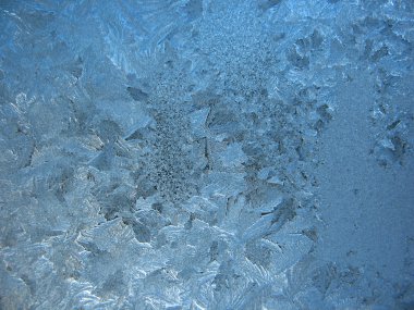 donmuş kış penceresi