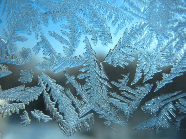 donmuş kış penceresi