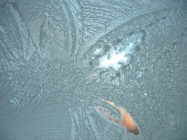 donmuş kış penceresi