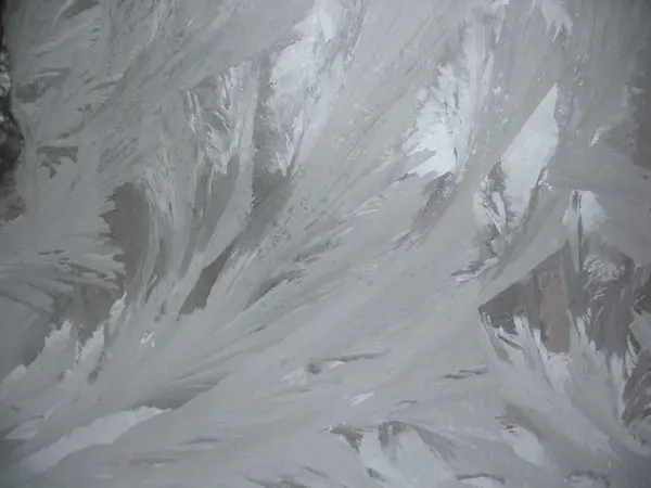 हिवाळी विंडो वर थंड नमुना — स्टॉक फोटो, इमेज