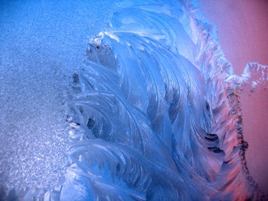 donmuş kış penceresi