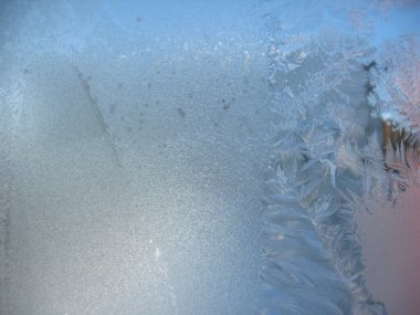 donmuş kış penceresi