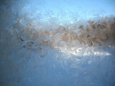 donmuş kış penceresi