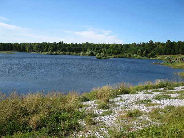 Blue water  of a river — Stock Photo, Image