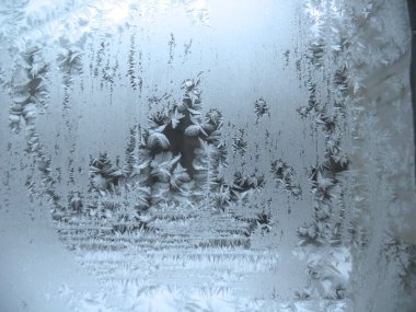 donmuş kış penceresi