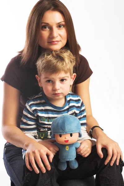 Madre junto con el hijo — Foto de Stock