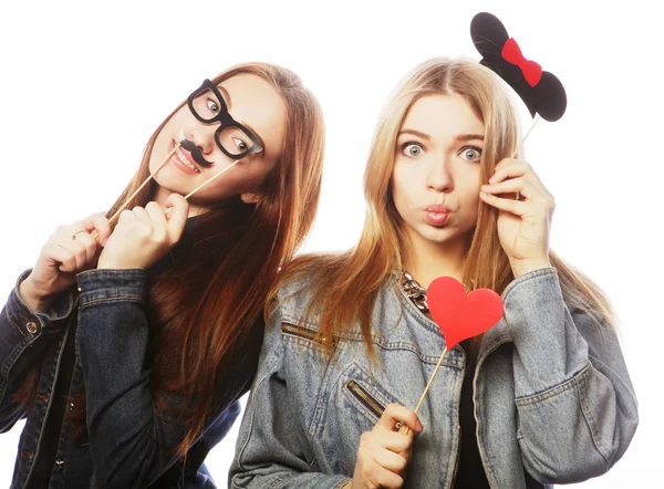 Imagem de festa. Melhores amigas meninas . — Fotografia de Stock