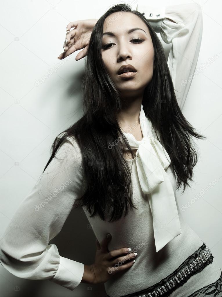 Beautiful young asian model