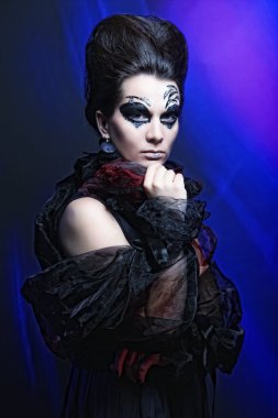 Karanlık Güzel Gotik Prensesler. Cadılar Bayramı partisi..