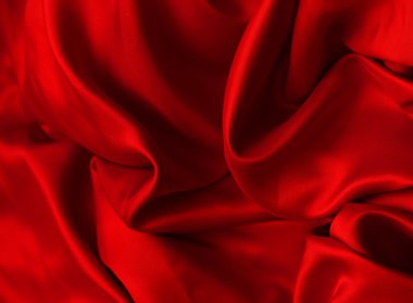 Yumuşak kırmızı ipek