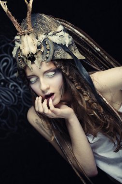 Güzel kadın model.