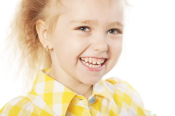 Linda chica riendo — Foto de Stock