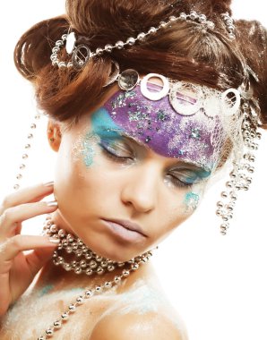 yaratıcı visage bayanla