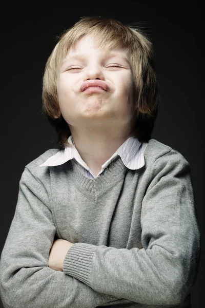 Funny young boy — Stock Photo, Image