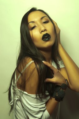 güzel genç Asya model
