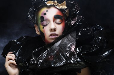 Karanlık Güzel Gotik Prenses.