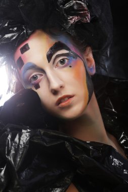 Karanlık Güzel Gotik Prenses.