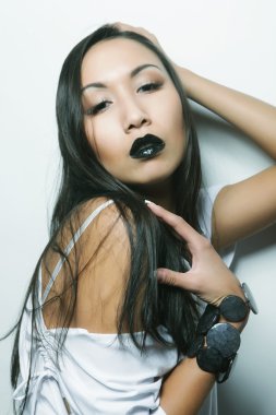 Güzel genç Asyalı kadın.